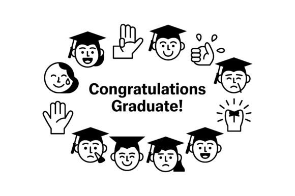 Graduation Class of 2026 Icon Set