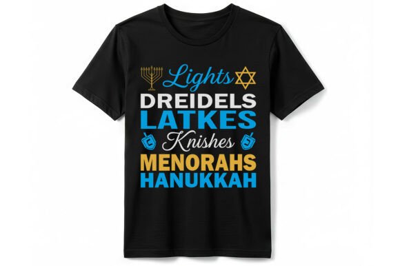 Lights Dreidels Latkes T-shirt