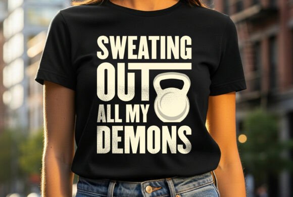 Sweating Out All My Demons Gym Tshirt