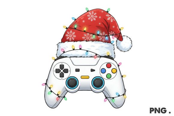 Video Game Controller Christmas PNG